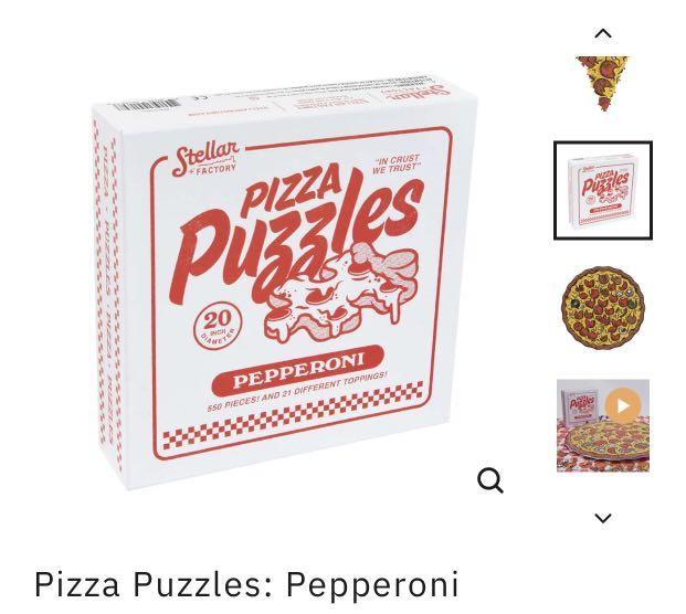 Stellar Factory Quebra-cabeças de pizza, pimentão, 550 peças :  : Brinquedos e Jogos