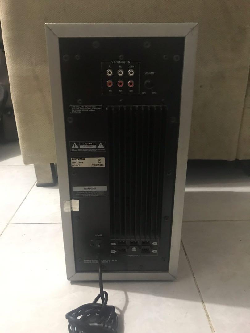 Subwoofer POLYTRON SWF 168H, Elektronik, Audio di Carousell