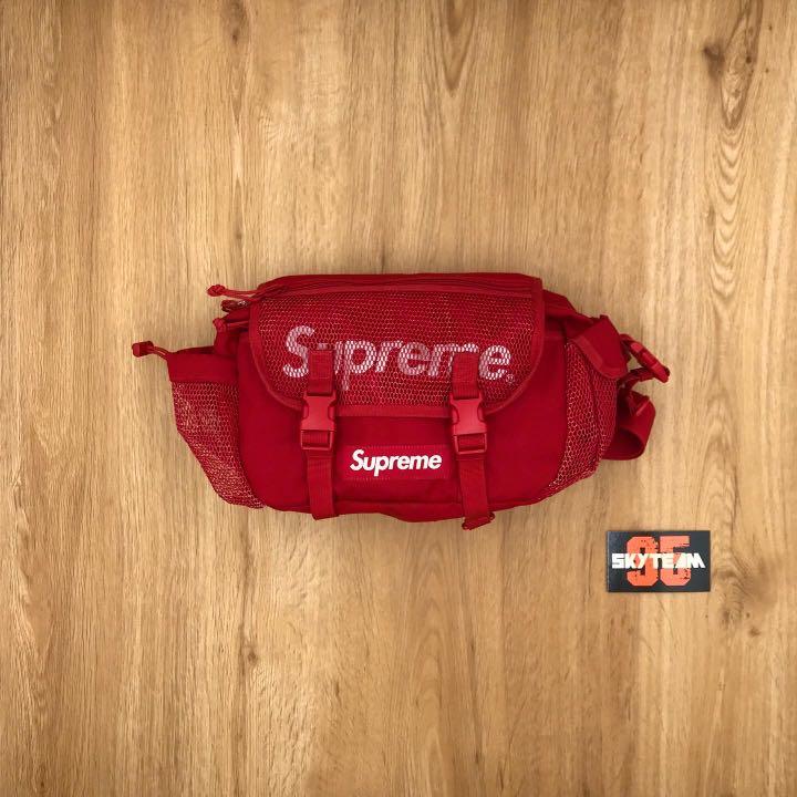supreme waist bag ss20(red), Men's Fashion, Bags, Sling Bags on Carousell