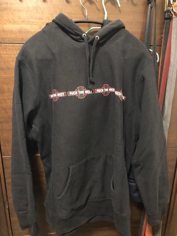 Supreme x sales independent hoodie