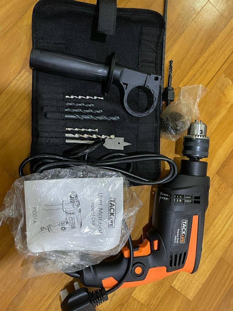 TACKLIFE Hammer Drill IMPACT DRILL PID01A Furniture Home Living