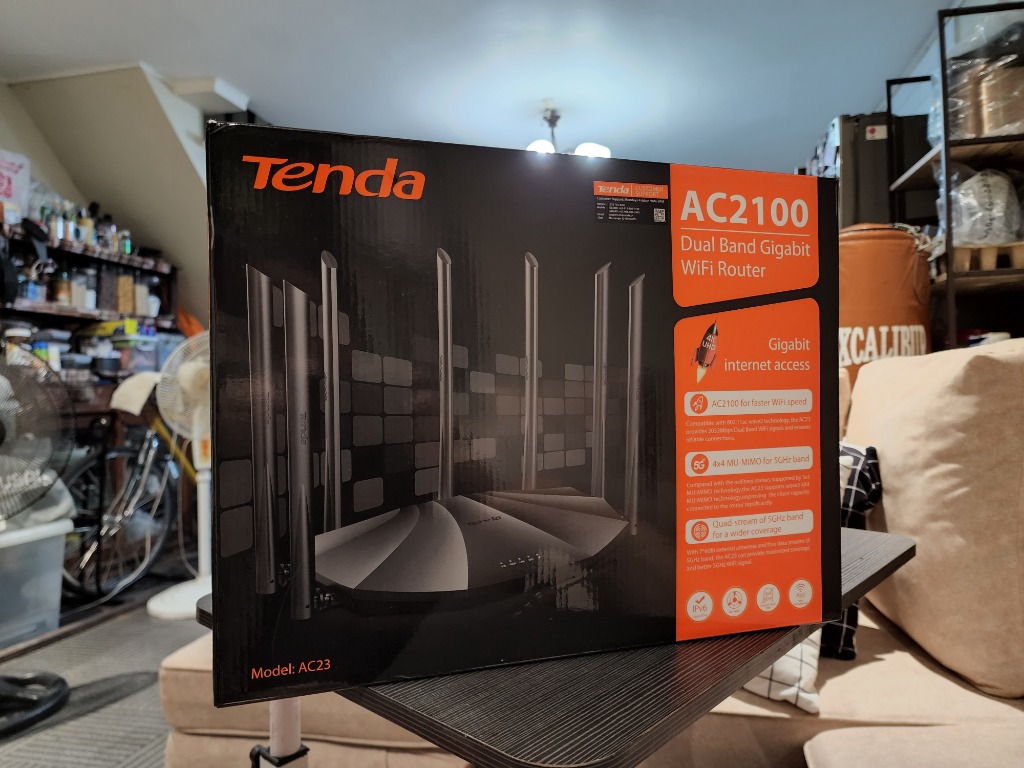 Tenda AC23-AC2100 Dual Band Gigabit WiFi Router - 2nd Hand, Computers ...