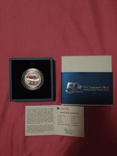 The Singapore Mint, USA-DPRK Summit in Singapore 2018, 1 oz 999 Fine Silver