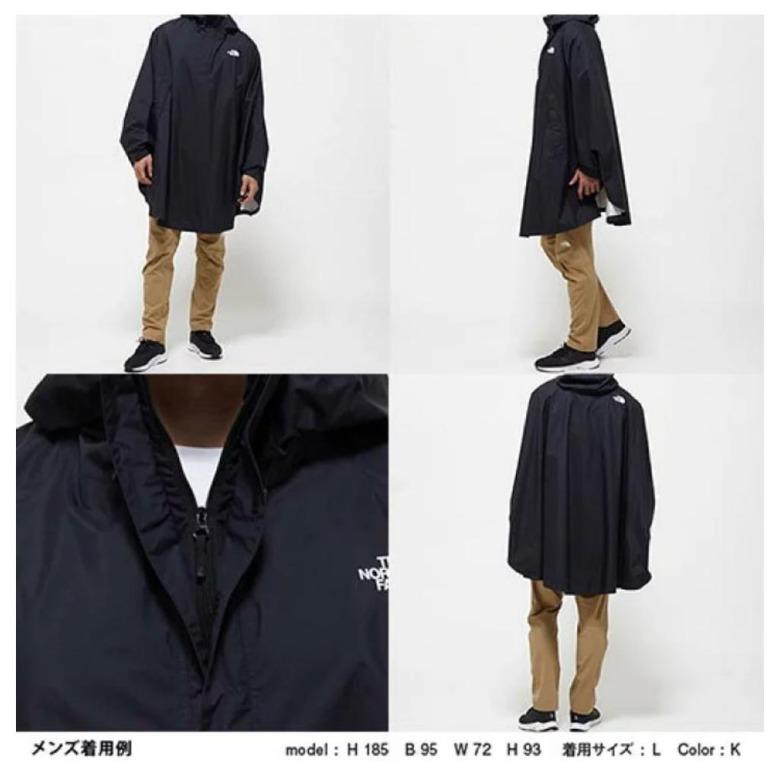 TNF Japan Black Label ACCESS Poncho 日本版黑標防水雨褸, 男裝, 外套