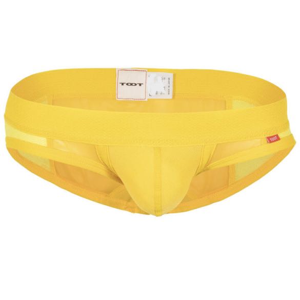 Toot men yellow underwear, Men's Fashion, Bottoms, New Underwear on