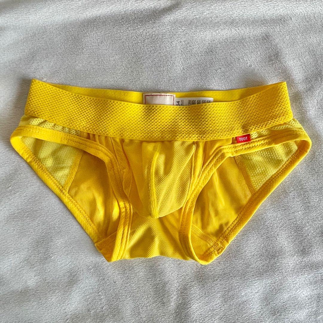 Toot men yellow underwear, Men's Fashion, Bottoms, New Underwear on ...