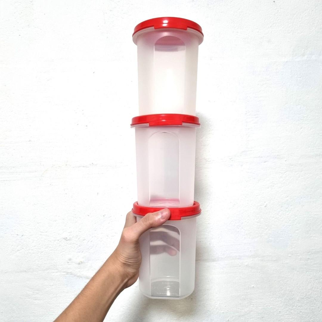 Tupperware Spice Rack Carousel with Modular Mate Round Container Set of
