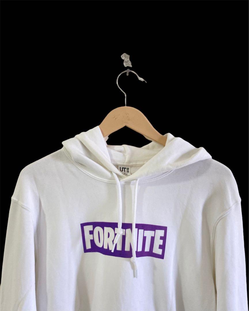 White sales fortnite hoodie