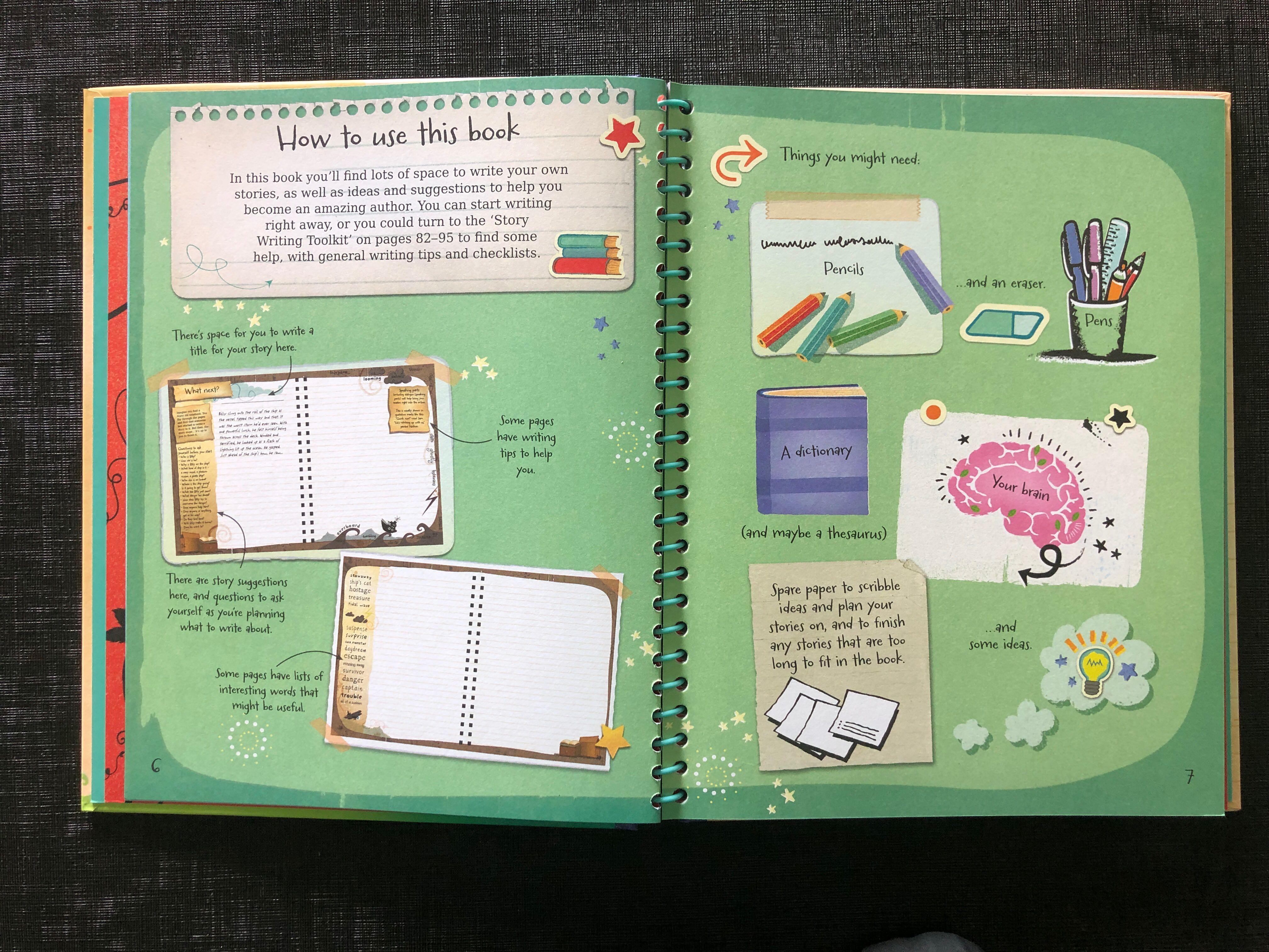 Usborne write your own story and write your own adventure stories