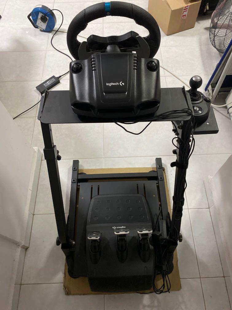 Used Logitech G29 with Rack and shifter., Video Gaming, Gaming Accessories, Controllers on Carousell