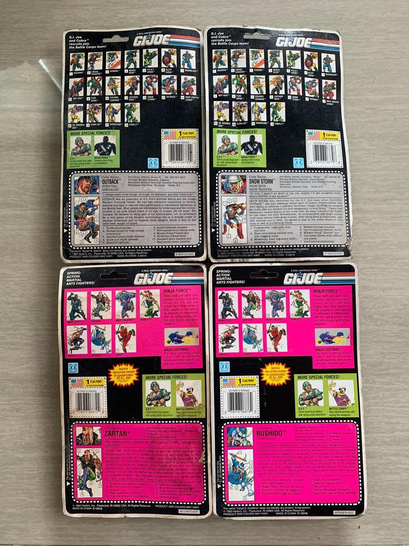 Vintage GI Joe Battle Corps & Ninja Force ARAH Hasbro 1992, Hobbies