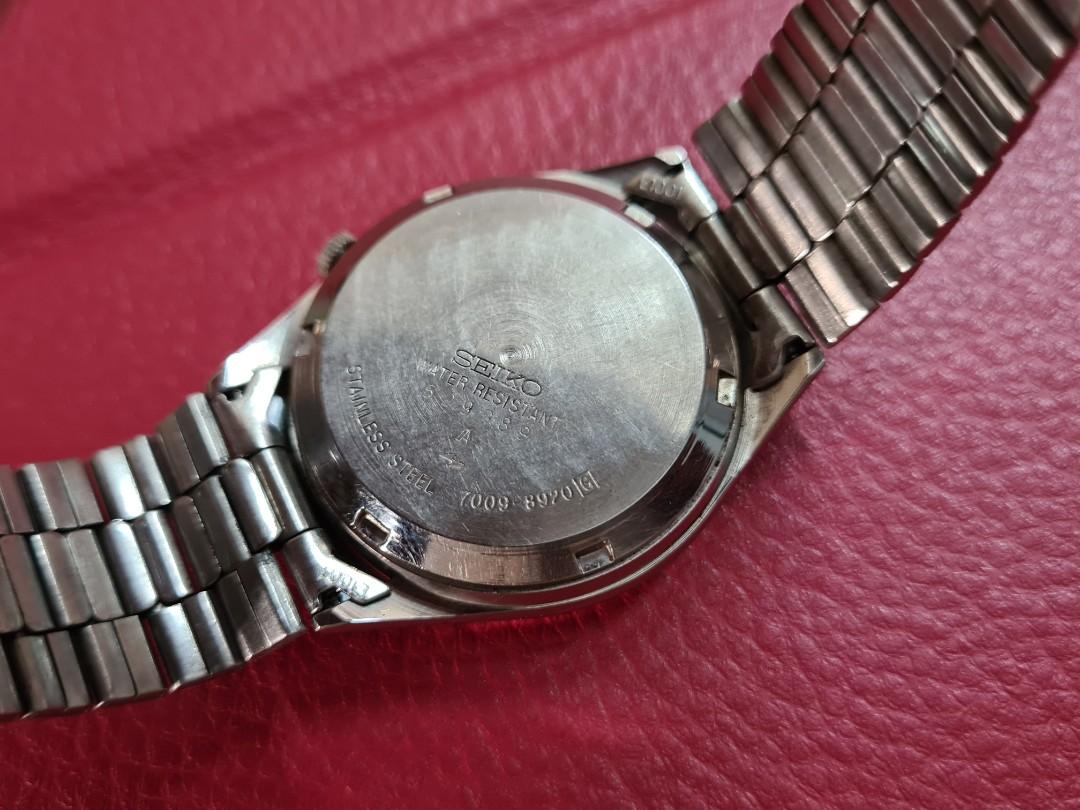 Vintage Seiko Automatic 7009-8920, Men's Fashion, Watches & Accessories,  Watches on Carousell