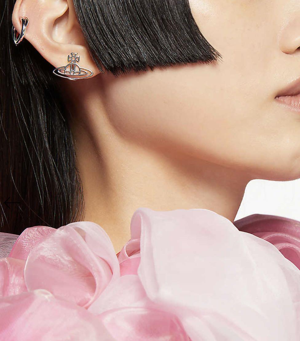 Vivienne westwood top flat orb earrings