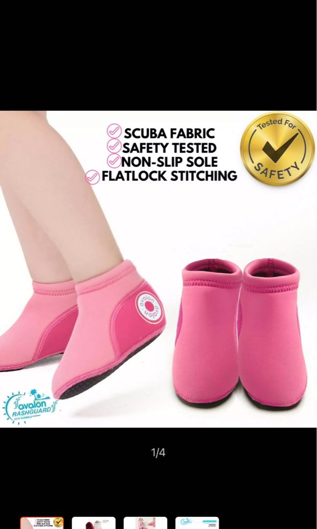 Water shoes for baby infant kids toddler slip beach pool water swimming