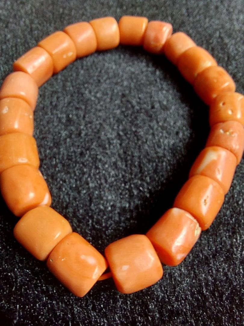 Real sales coral bracelet