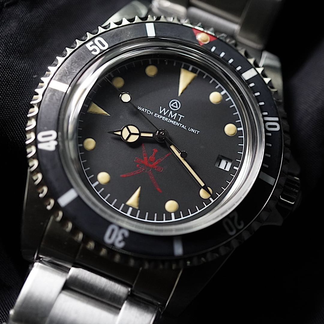 WMT Watches Royal Marine – Red Oman Edition Red Top AGED BEZEL (8215) 日本限定