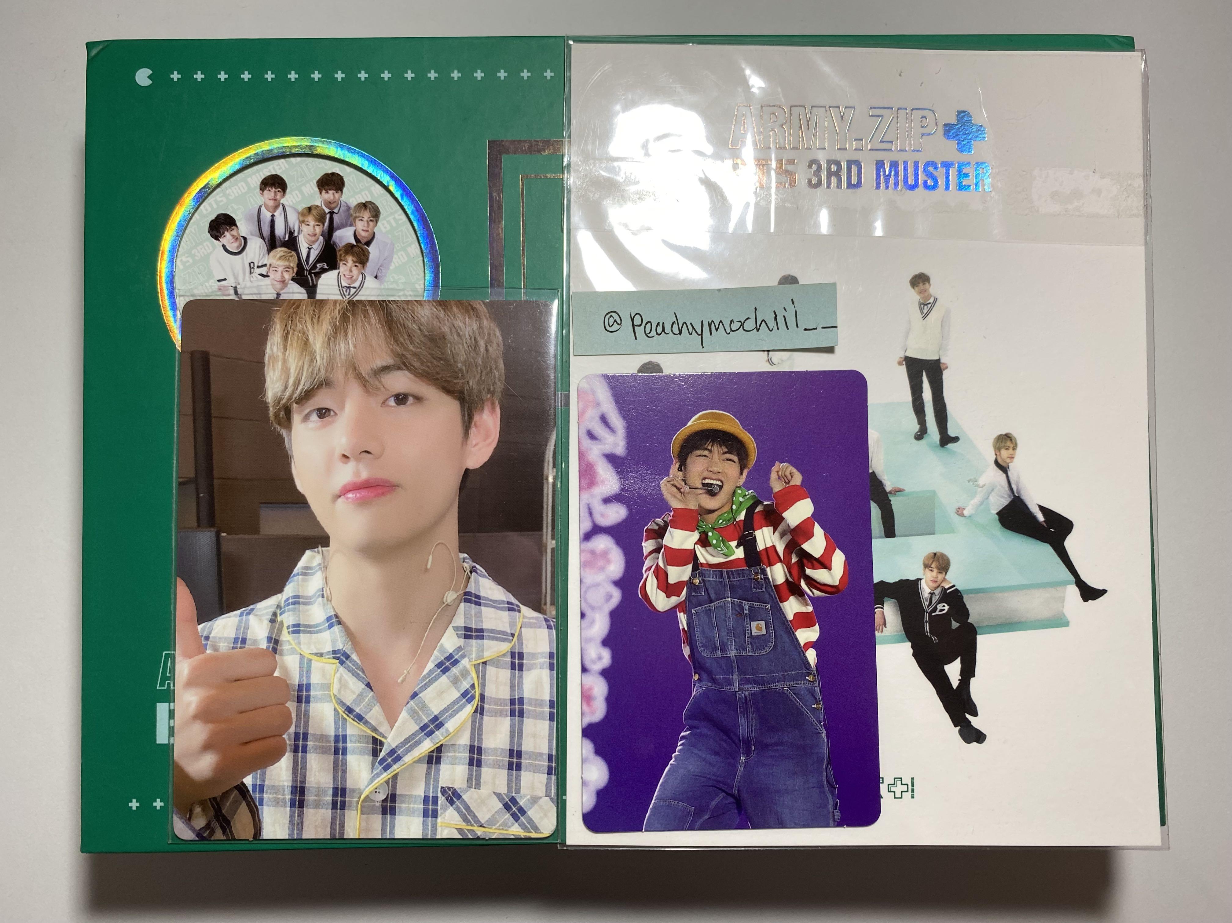 WTS BTS 3RD MUSTER DVD WITH TAEHYUNG PHOTOCARD PC AND MERCH BOX 6 PC ...