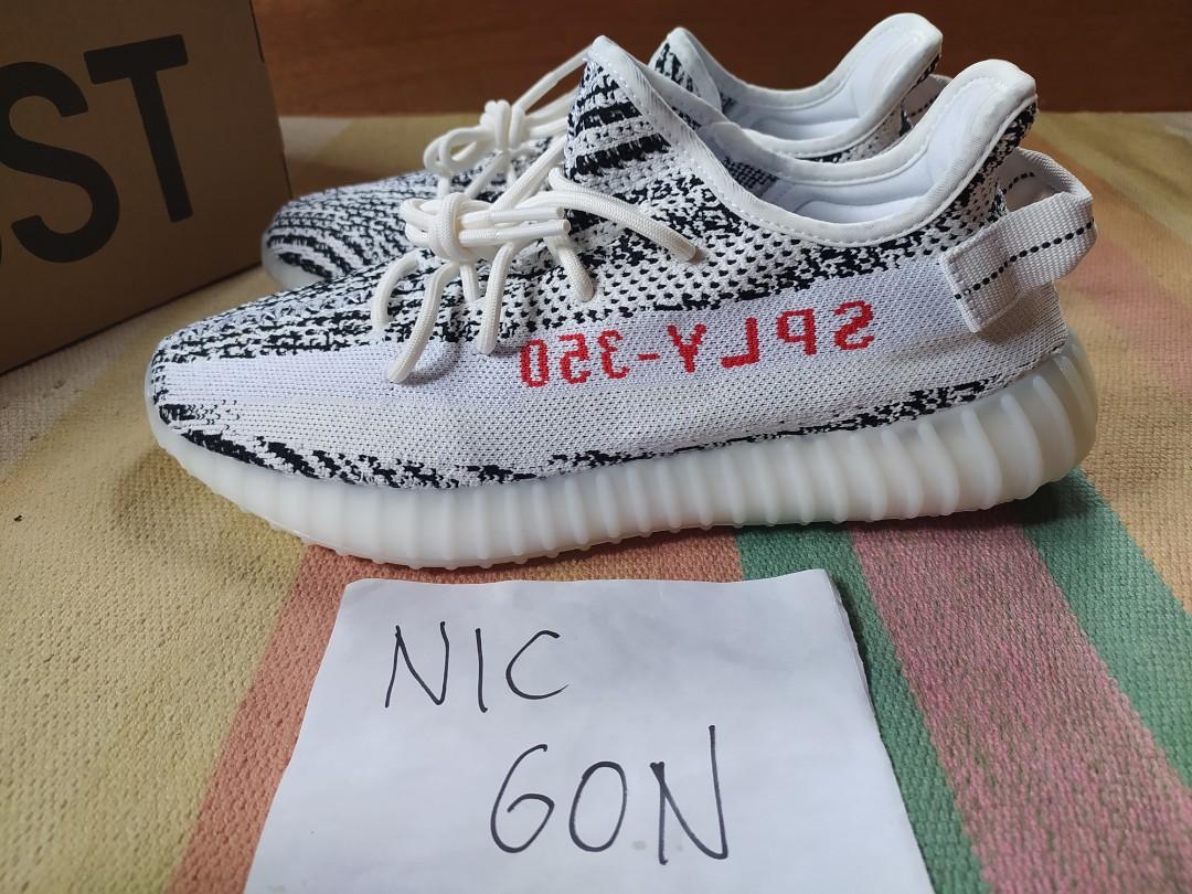 zebra yeezy size 13