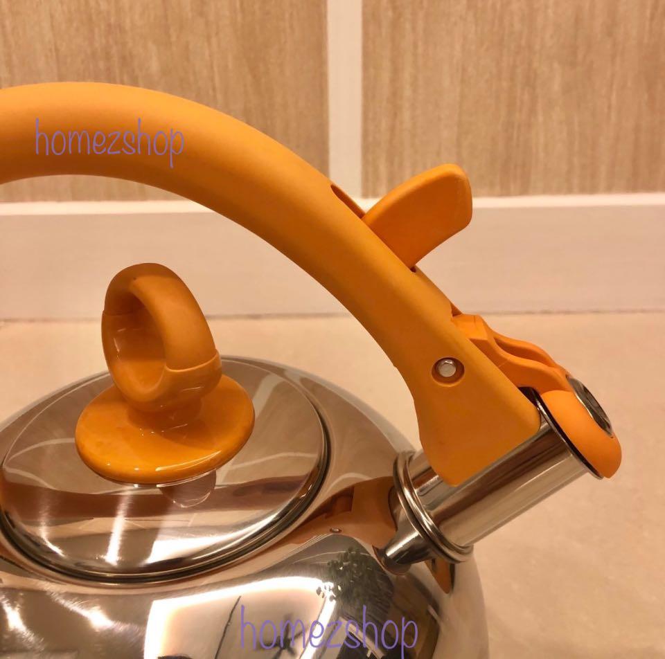 ZEBRA Stainless Steel Whistling Kettle 3.5L (Modern Design), TV & Home Appliances, Kitchen