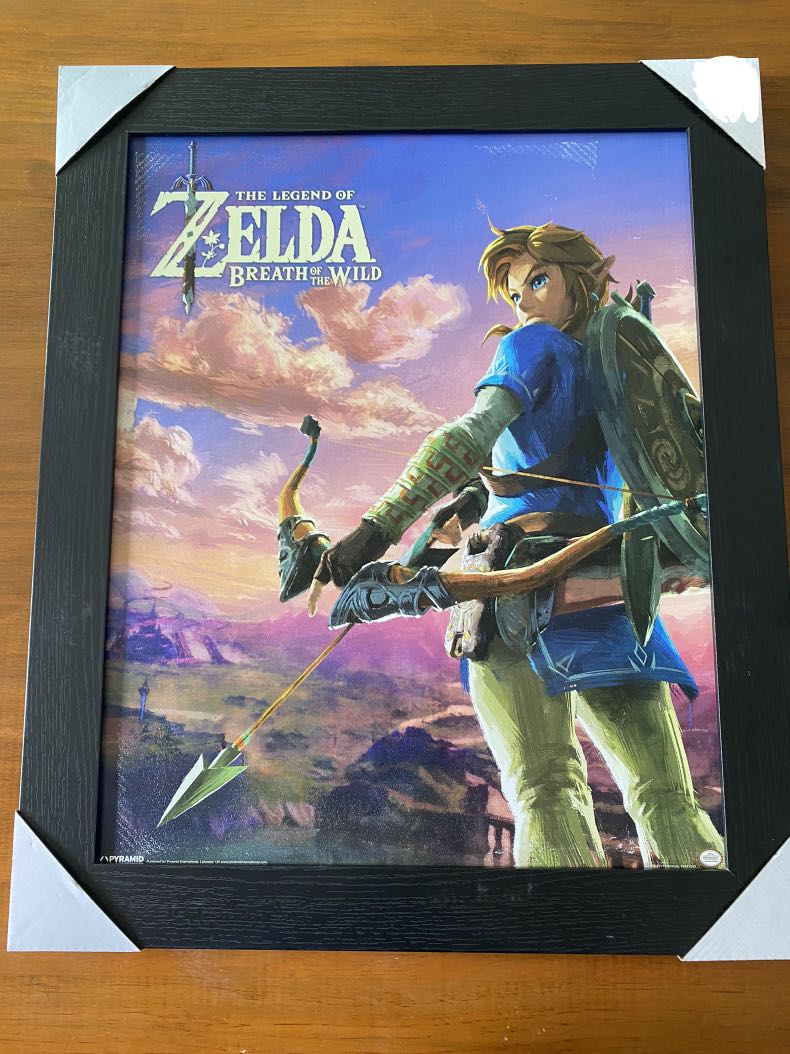 Zelda The legend of Zelda Breath of the wild Wall Art Switch Mario ...