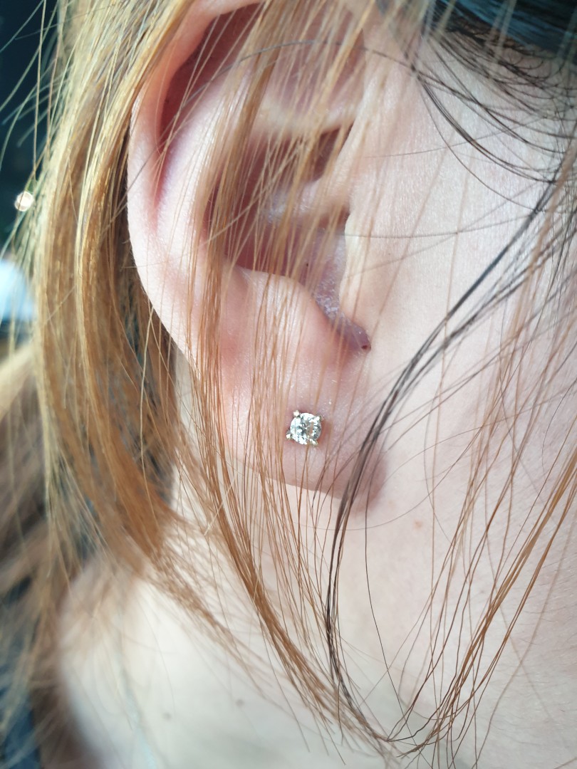 0.4 ct cheap diamond earrings
