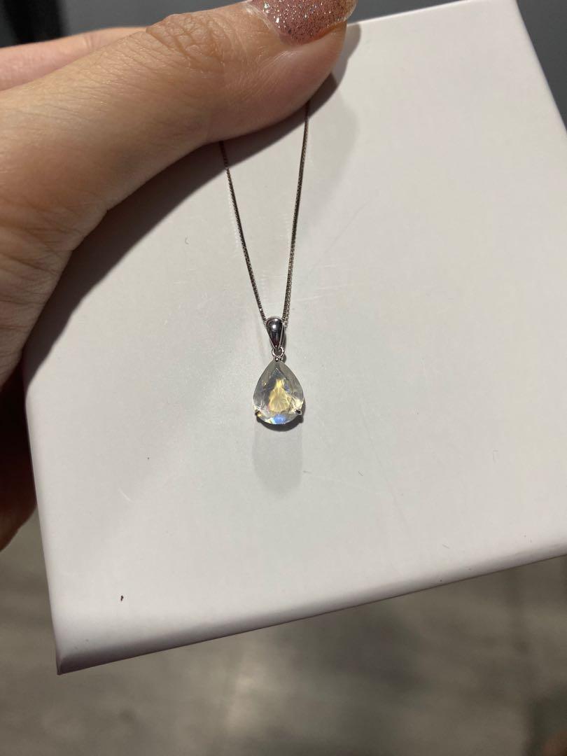 White moonstone pendant store