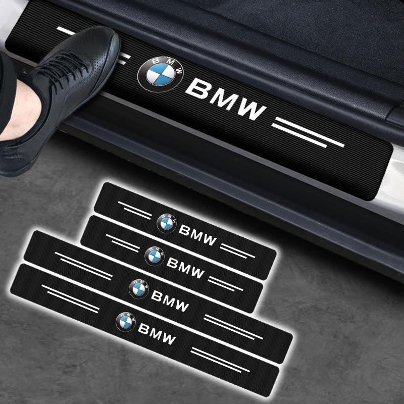 Duoles 2PCS Car Door Sticker Decal for BMW M3 M5 X1 X3 X5 X6 E36 E39 E46  E30 E60 E92 Series (Black)