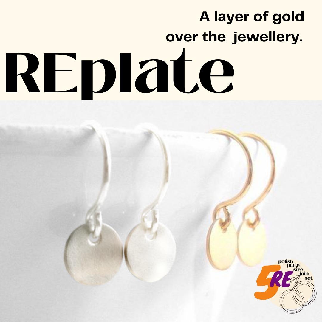 5RE Jewellery REpairs REplate Replating for Tarnish or Fade in Jewellery Plating