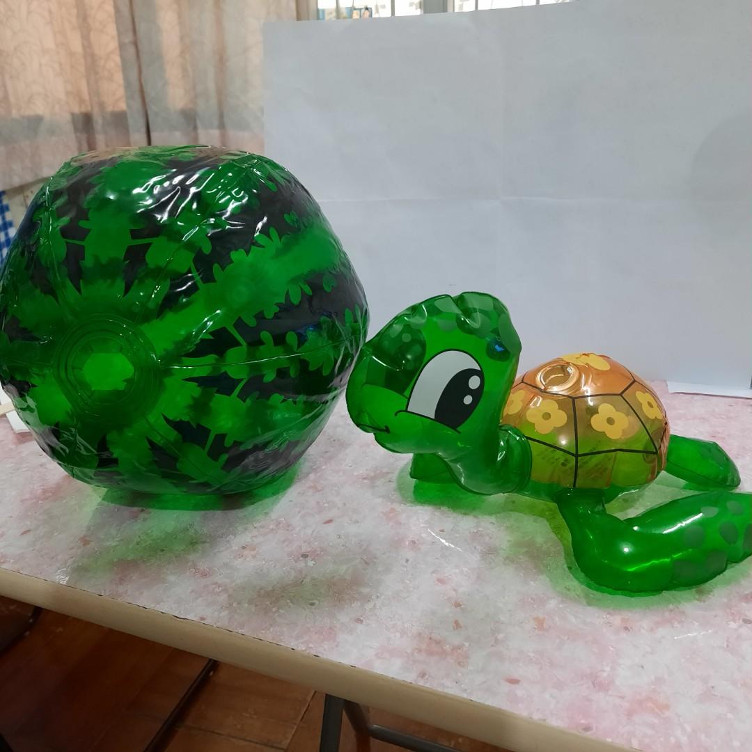 吹氣西瓜及烏龜, 興趣及遊戲, 玩具& 遊戲類- Carousell
