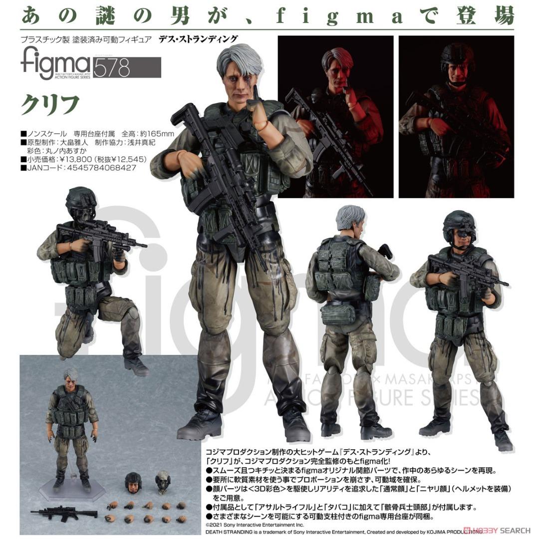 預訂5月MAX FACTORY 死亡擱淺578 FIGMA 克里夫DEATH STRANDING FIGMA