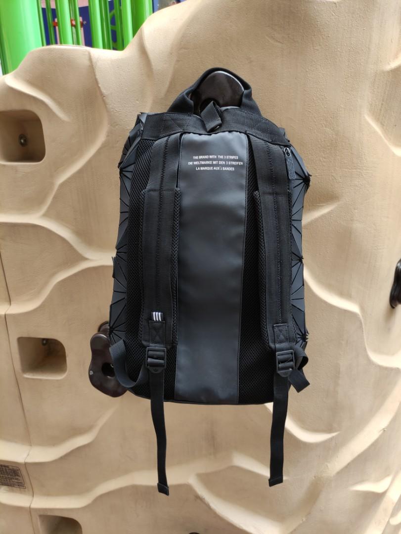 Adidas 3D Roll Top Black Backpack, Women's Fashion, Bags & Wallets