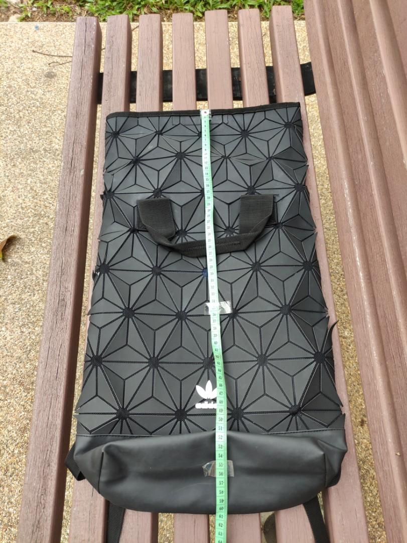 Adidas 3D Roll Top Black Backpack, Women's Fashion, Bags & Wallets