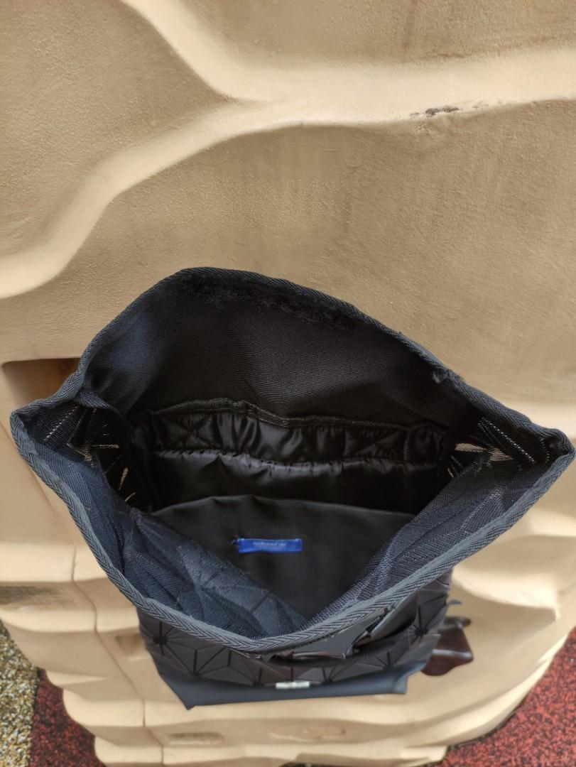 Adidas 3D Roll Top Black Backpack, Women's Fashion, Bags & Wallets