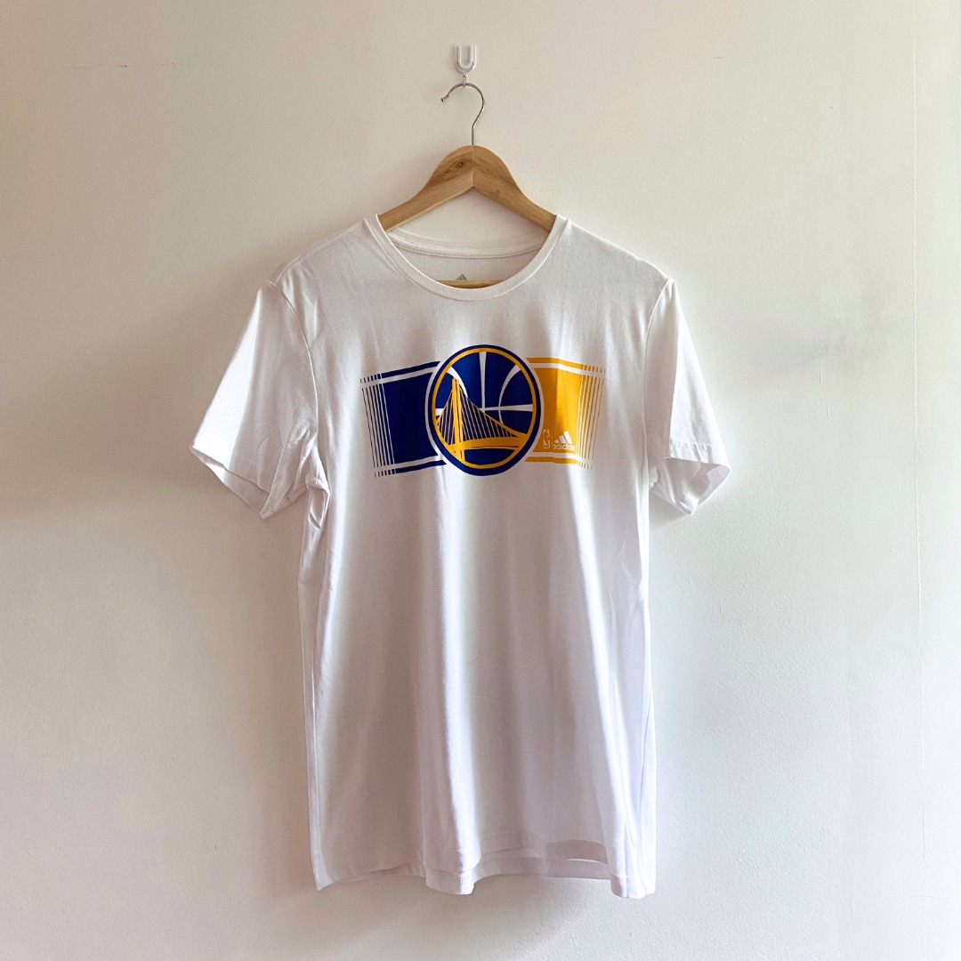 ADIDAS Men Climalite GSW Golden State Warriors Basketball Round Neck Short Sleeve T Shirt Men s Fashion Tops Sets Tshirts Polo Shirts on Carousell