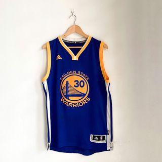 Golden State Warriors NBA Jersey Stephen Curry #30 T- Shirt Mens Sz L Blue  NWT