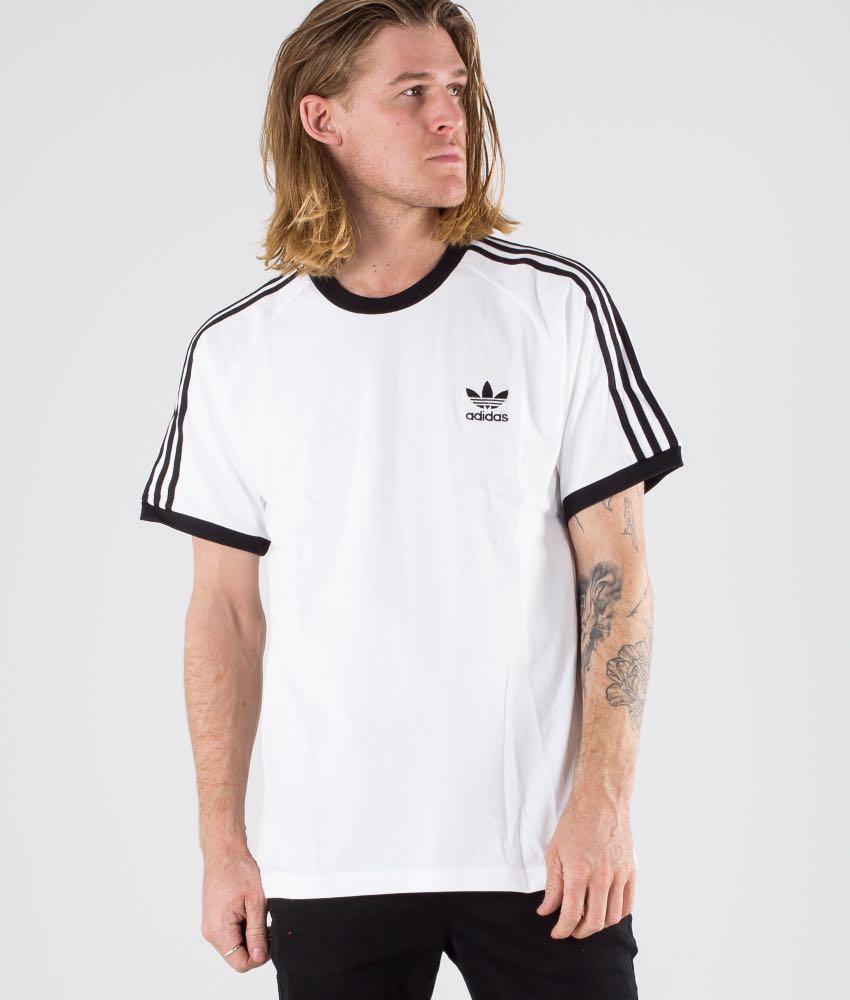 Adidas Originals 3-Stripes Tee, Men's Fashion, Tops \u0026 Sets, Tshirts \u0026 Polo  Shirts on Carousell