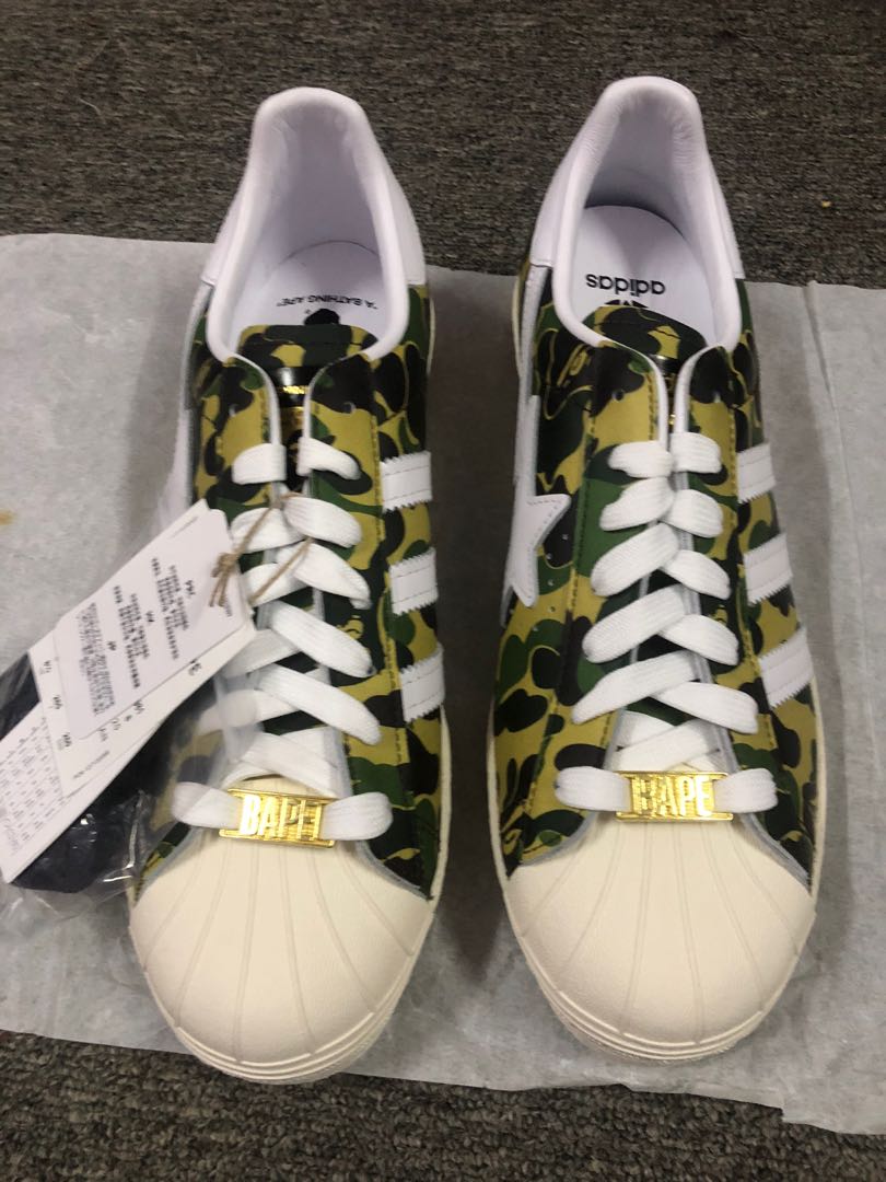 Adidas superstar X Bape Abc Camo new in box Men s Fashion