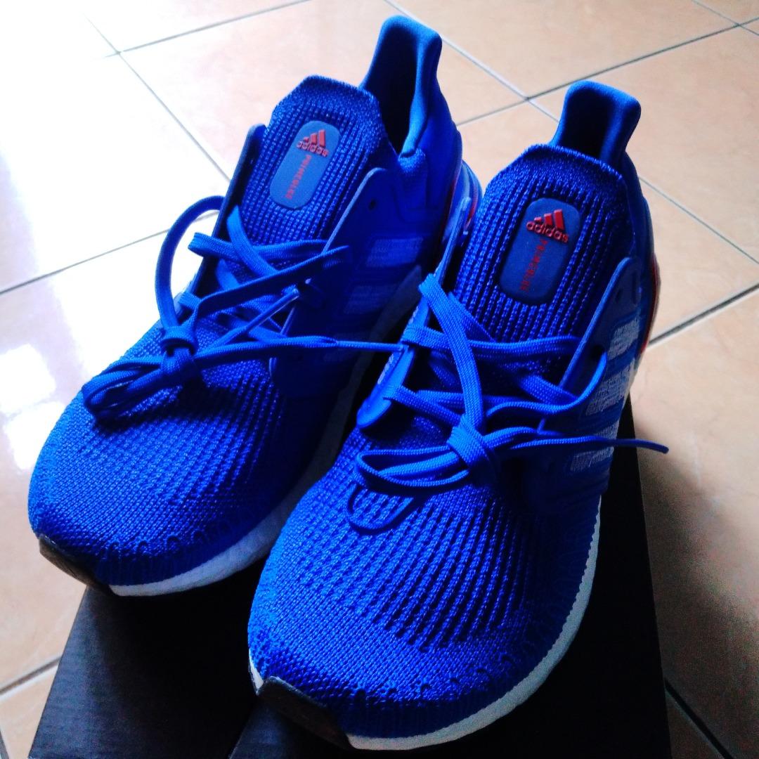 Adidas Ultraboost 20 EG0758 Blue Olah Raga Baju Olahraga di