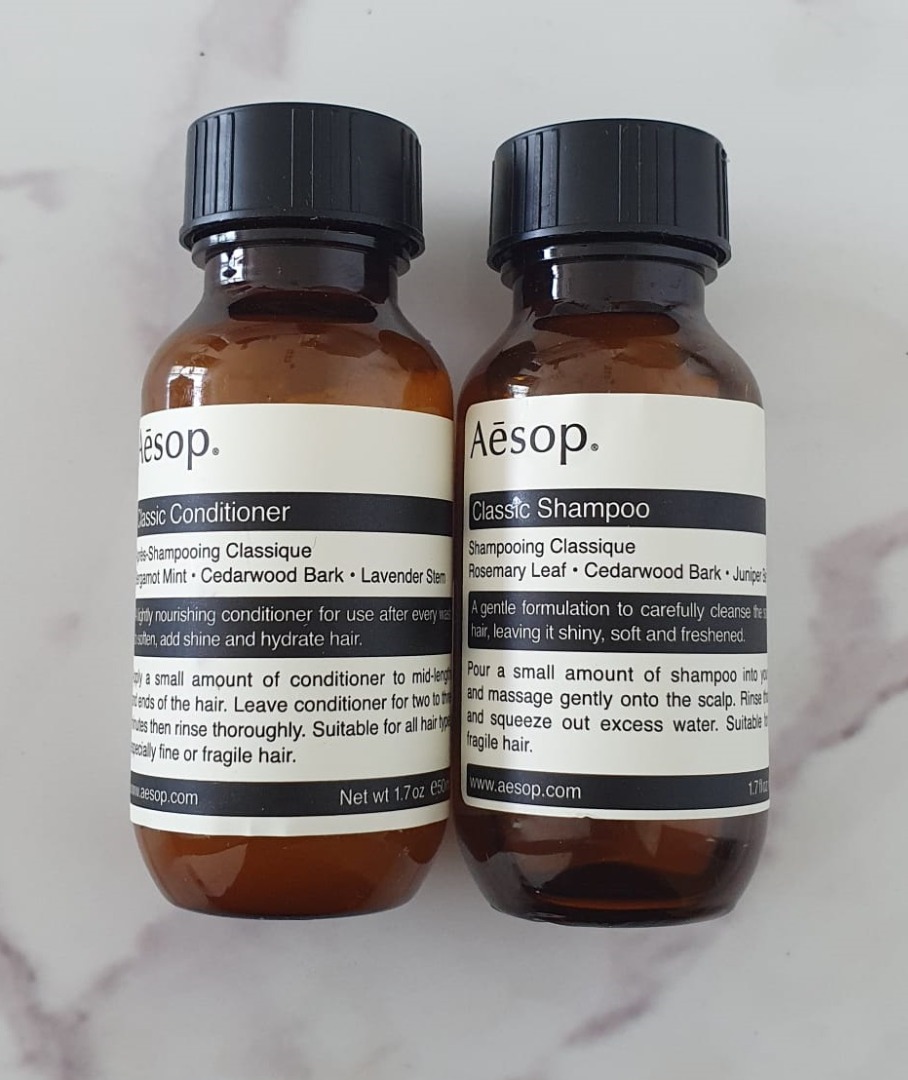 Aesop Shampoo and Conditioner (50ml x2), Beauty & Personal Care, Hair