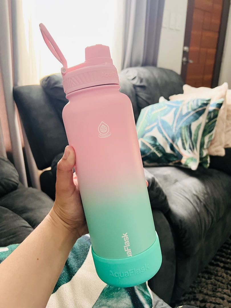 Aqua Flask in Cotton Candy, Furniture & Home Living, Kitchenware & Tableware, Water Bottles
