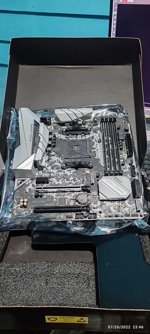 Asrock b450m steel hotsell legend am4 amd