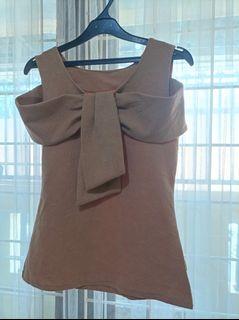 Atasan Scuba off shoulder