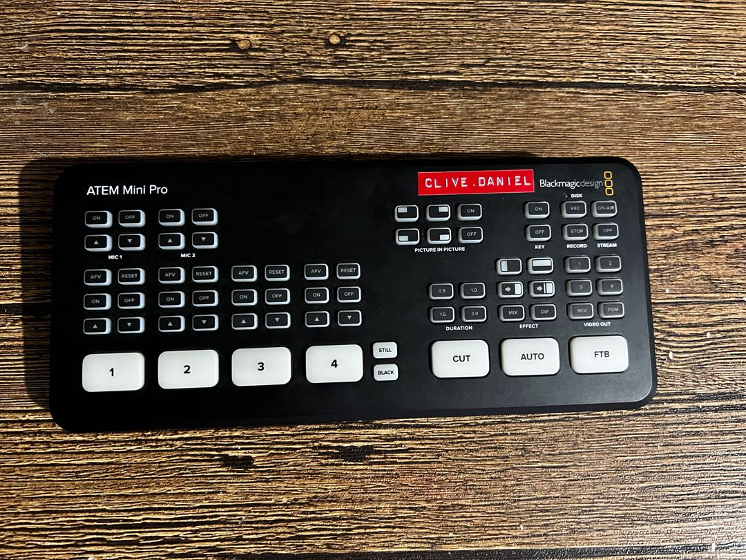 Atem Mini Pro video switcher livestream, Photography, Video Cameras on Carousell