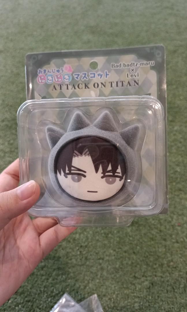 Attack on Titan AOT Levi Ackerman Sanrio Omanju squish plush, Hobbies & Toys, Memorabilia