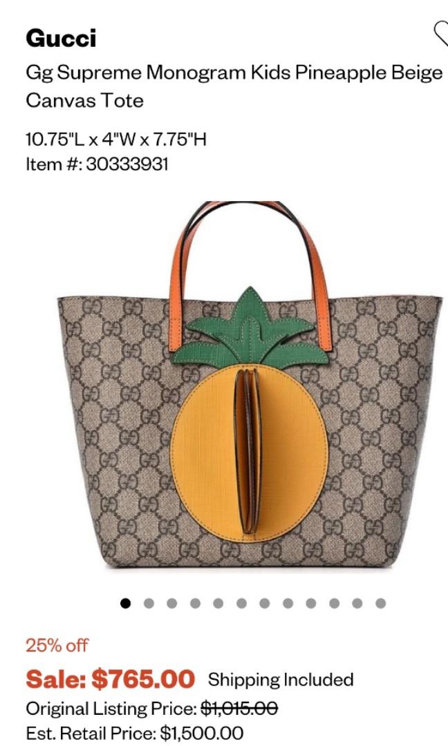 Authentic Gucci mini tote bag Luxury Bags Wallets on Carousell