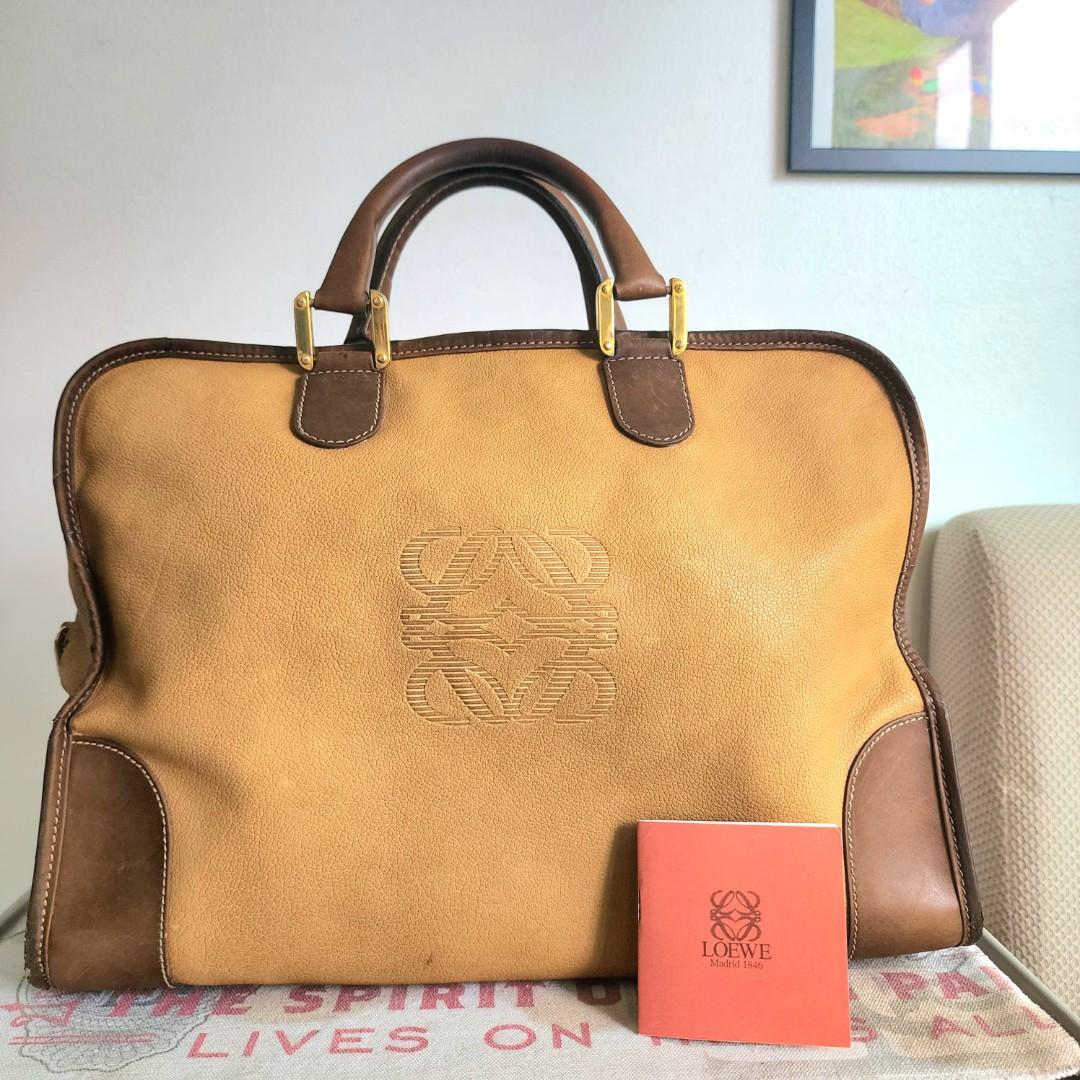 Authentic Loewe Amazona Luggage Hand Bag