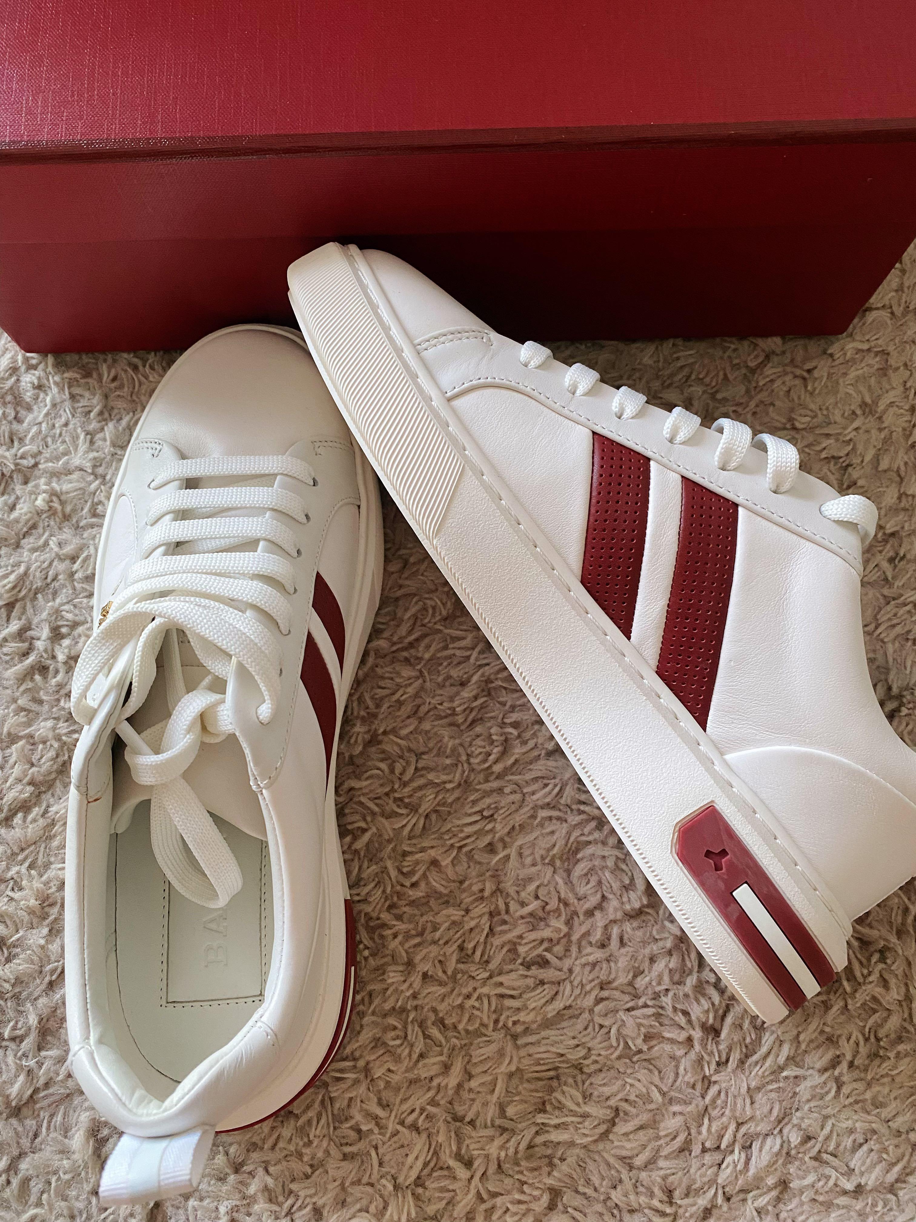 All white clearance bally shoes