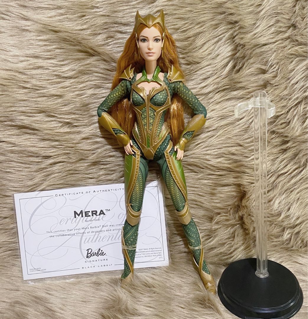 projector zanger Jolly Barbie Mera Doll Justice League Aquaman Barbie Doll OOTB, Hobbies & Toys,  Toys & Games on Carousell
