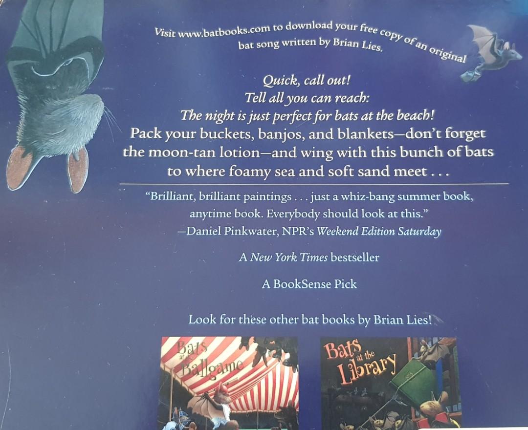 Bats at the Beach (Hardboard Book), Hobbies & Toys, Books & Magazines