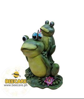 BeeCare Frog Stacked Mother and Child Garden and Home Decor